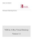 VDI In-A-Box Virtual Desktop Version 1.1