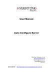 Auto_Configure Server User Manual