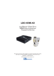 LBO--HDMI-AD User Manual.pmd - Broadata Communications, Inc.