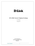 DVX-3500 User Manual - D-Link