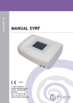 MANUAL EVRF - Modern Aesthetic Solutions