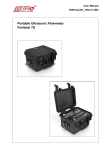 Portable Ultrasonic Flowmeter Portalok 7S