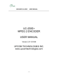 UC-250E+ Encoder User Manual