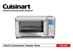 Chef`s Convection Toaster Oven