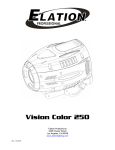 Vision Color 250 User Manual