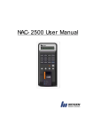 NAC-2500 User Manual