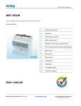 DRT-301M User manual