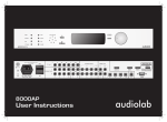 Audiolab 8000AP manual Final2