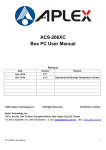 ACS-266XC Box PC User Manual