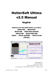 HolterSoft Ultima v2.5 Manual