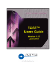 EOSE User Guide Version 1.03 - Air Traffic Simulation, Inc.