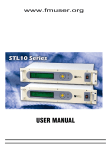 USER MANUAL - Fmuser FM Radio Station, Television Statioin, low