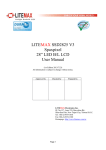 LITEMAX SSD2825 V3 Spaxpixel 28” LED B/L LCD User Manual