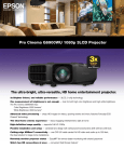 PowerLite Pro Cinema G6900WU Kit Brochure