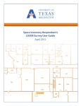 Space Inventory Respondent`s CASIM Survey User Guide