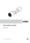 Kaba digital cylinder