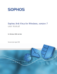 Sophos Anti-Virus for Windows, version 7 user manual