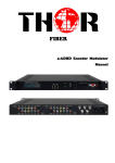 User`s Manual - Thor Broadcast