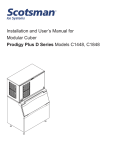 Installation and User`s Manual for Modular Cuber Prodigy Plus D