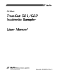 CLIF MOCK True-Cut C21-C22 Isokinetic Sampler IOM