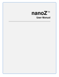nanoZ User Manual 2012