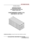CONTAINERIZED CHAPEL (CC) NSN 9925-01-481-5136