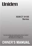 XDECT 8155 User Guide