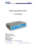 MQP Packet-Master USB12 User Manual