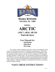 Click to see the Kuma Arctic Owners Manual