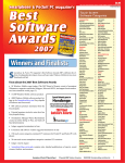 3. Best Software Awards - Smartphone & Pocket PC magazine