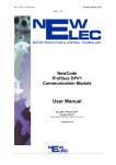 NewCode Profibus-DP1 Manual