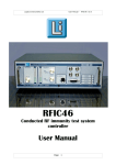 RFIC46 system user manual