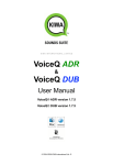 VoiceQ ADR VoiceQ DUB