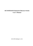 SICOM3024SM Industrial Ethernet Switch User`s Manual