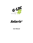 G-LEC Solaris User Manual