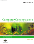 New Perspectives on Computer Concepts 2012