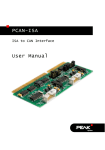 PCAN-ISA - User Manual