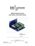 R325PE Single Axis Driver Manual V.3