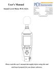 User`s Manual - PCE Instruments