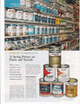 A Spring Primer on Paints and Varnish