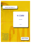 Krypton Help Pages on K-CMM