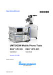 R&S UPV-K9/-K91 Operating Manual