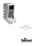 RK600 Auto Refractor / Keratometer