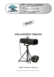 FOLLOWSPOT 2500 HT II