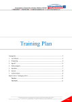 Training Plan for Outlets