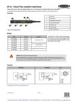 Banner Engineering DF-G1-NS-2M Install Sheet