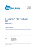 3-Heights™ PDF Producer OEM, User Manual