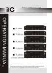 T-2S240-2S350-2S500_Manual - ITC Audio