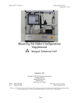 BlazerX5/X6 Slider Configuration Supplement Integral Solutions Int`l