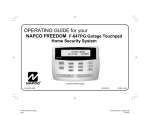 Freedom F-64TPG Garage Touchpad User Guide